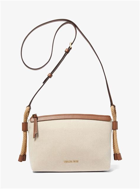 michael kors canvas|Michael Kors canvas bag crossbody.